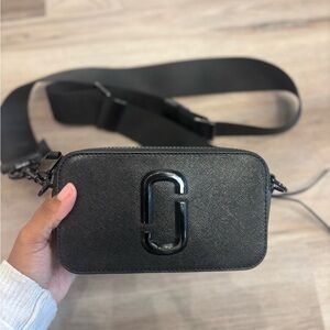 Marc Jacob’s THE SNAPSHOT DTM Black Crossbody Bag